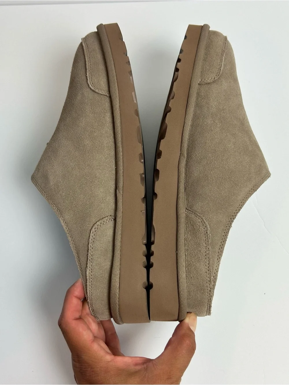 UGG Marcman Suede Slipper Mules Caribou Tan | Men's Sz 10 Wool Blend Lined